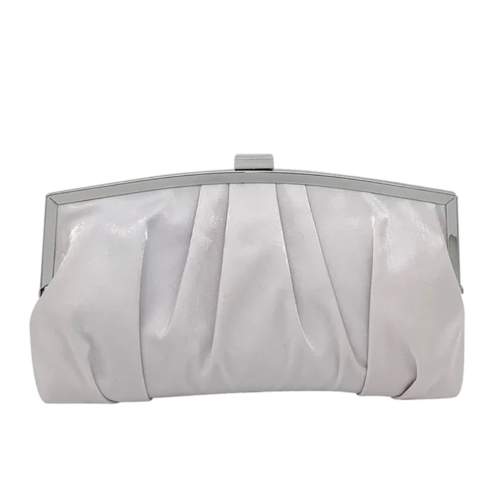 La Regale Jianna Casually Pleated Frame Clutch